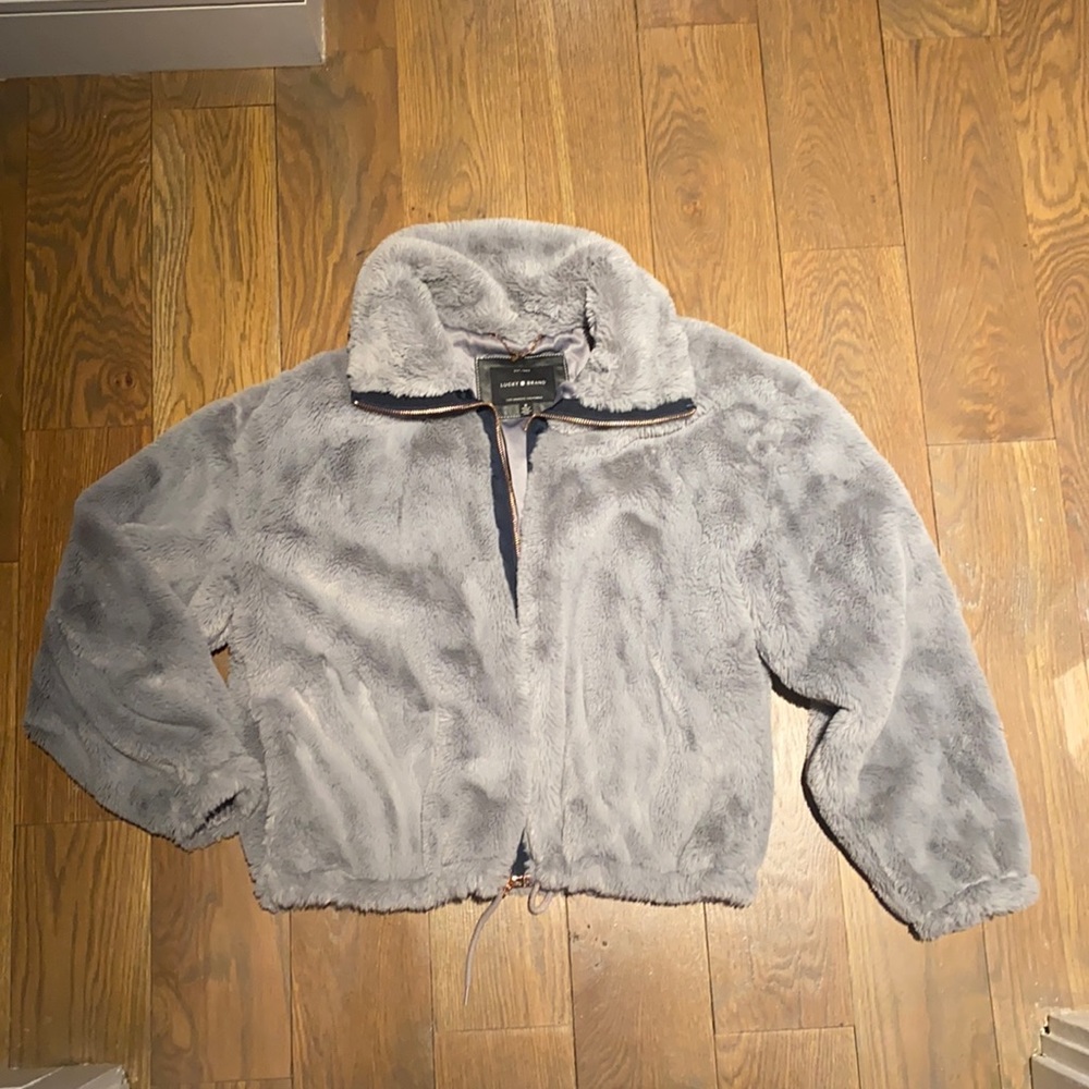 Lucky Brand Faux Fur Coat